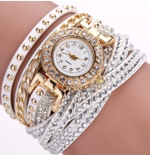 Fashion Ladies Twist Braided Quartz Watch | Elegant Women's Timepiece